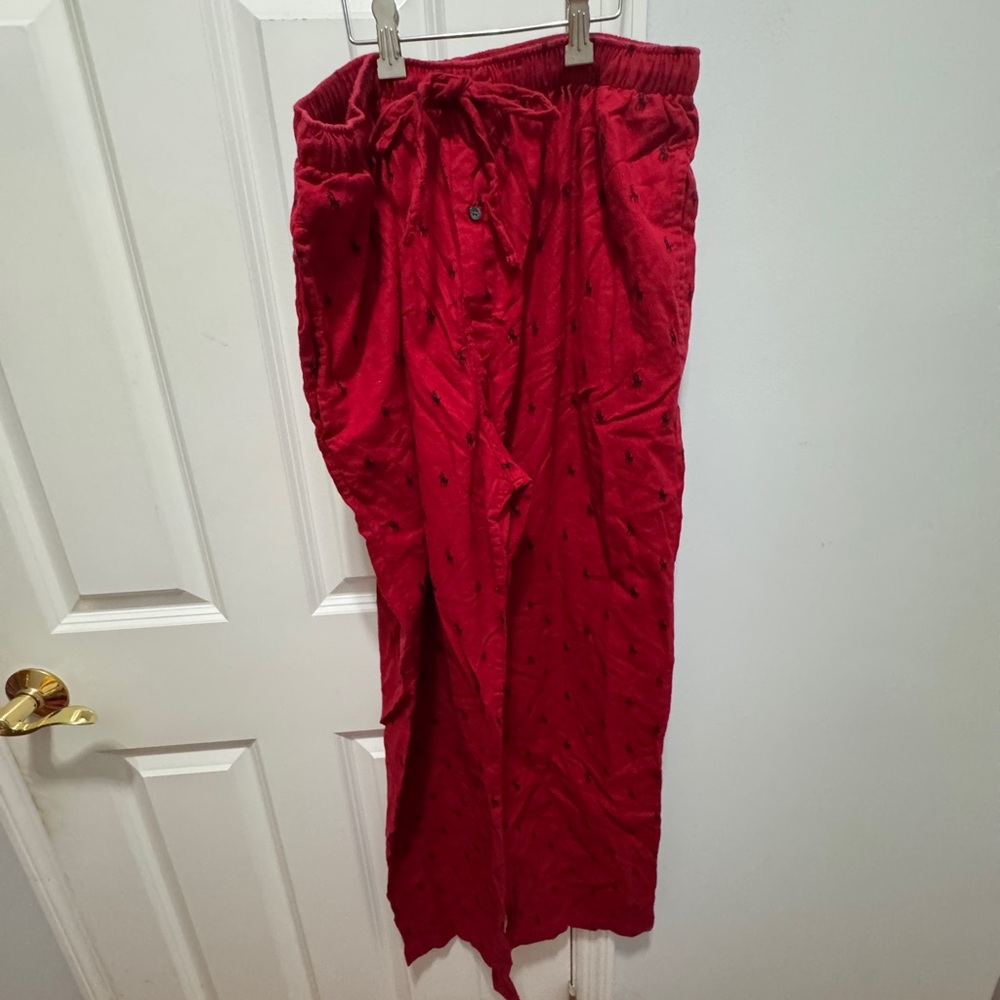 Polo by Ralph Lauren Red Pajama Pants large (36-38)